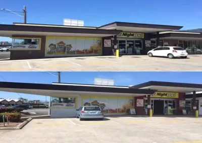 Finished Commercial Building Freshly Painted In Cairns