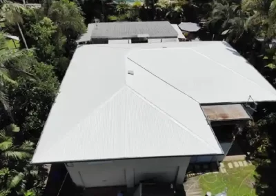 Finished Roof Painting With Smooth, Even Coating