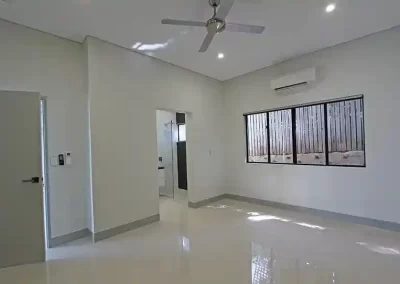 Painted Living Room In A Cairns Home With Light Neutral Walls